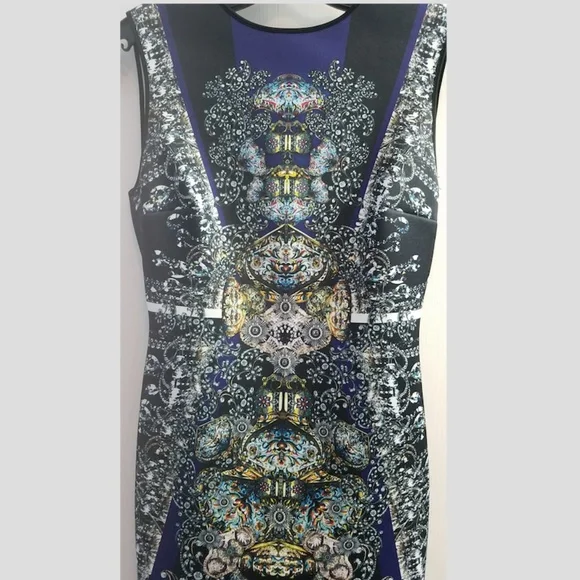 Clover Canyon Russian Enamel Print Scuba Dress - Picture 3 of 6